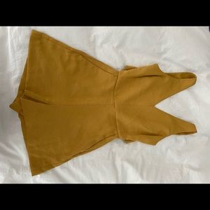 Aritzia Wilfred Romper, size 0, yellow